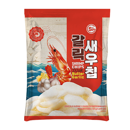 Shrimp Chips with Butter Garlic 200g x 6